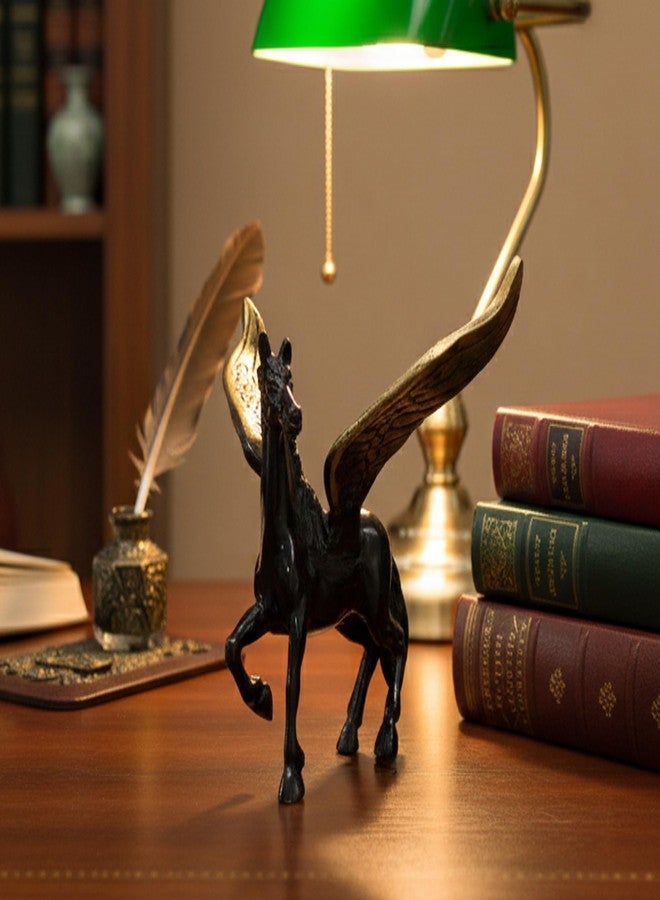 ESPLANADE Flying Angel Horse/Pegasus Brass Showpiece Lucky Figurine - Image 2